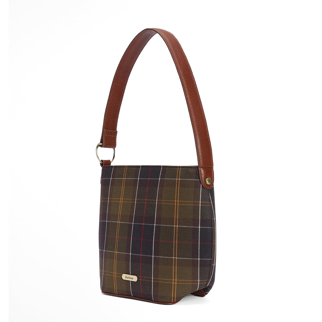 Barbour Cedar Tartan Bucket Bag Classic Tartan