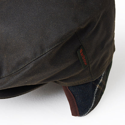 Barbour Cheviot Tartan Cap Olive - The Sporting Lodge