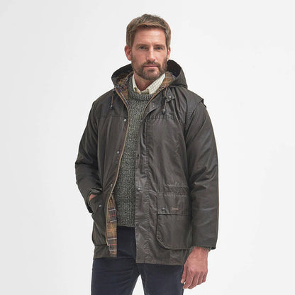Barbour Classic Durham Waxed Jacket Olive