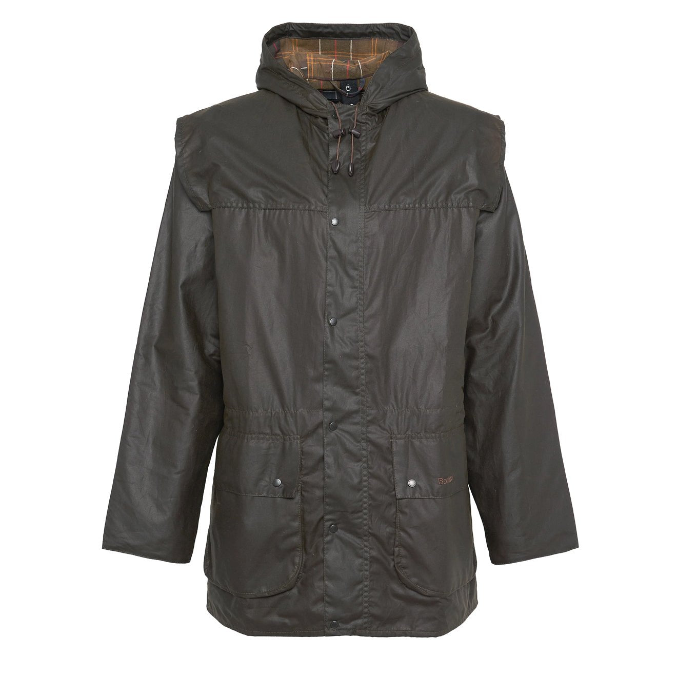 Barbour Classic Durham Waxed Jacket Olive | The Sporting Lodge