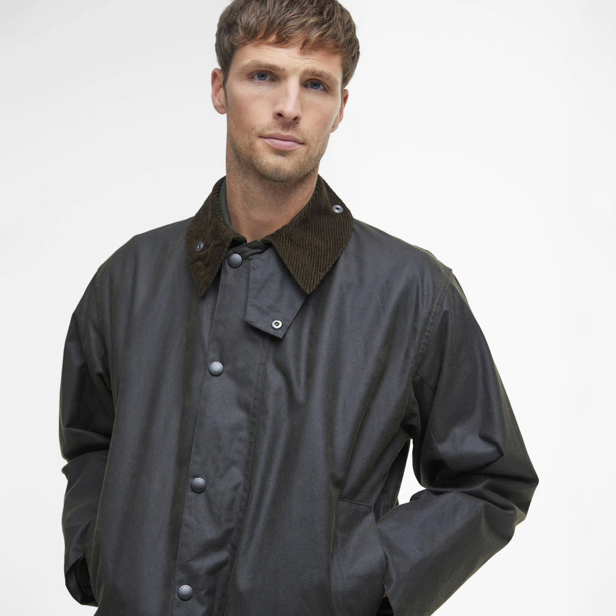 Barbour Classic Northumbria Wax Jacket Olive