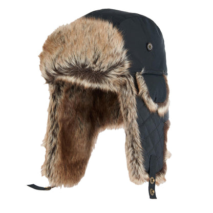 Barbour Cleadon Trapper Black - The Sporting Lodge