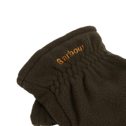 Barbour Coalford Fleece Gloves Dark Olive - The Sporting Lodge