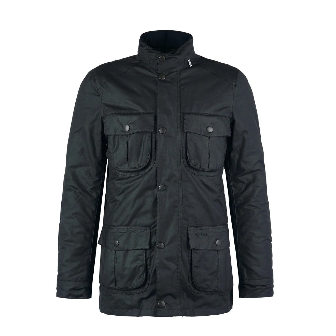 Barbour Corbridge Waxed Jacket Black/Classic - The Sporting Lodge