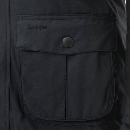 Barbour Corbridge Waxed Jacket Black/Classic