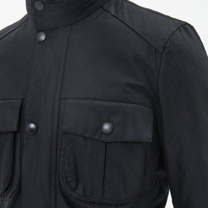 Barbour Corbridge Waxed Jacket Black/Classic