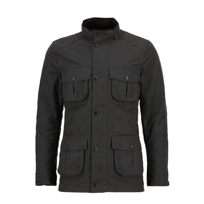 Barbour Corbridge Waxed Jacket Olive - The Sporting Lodge