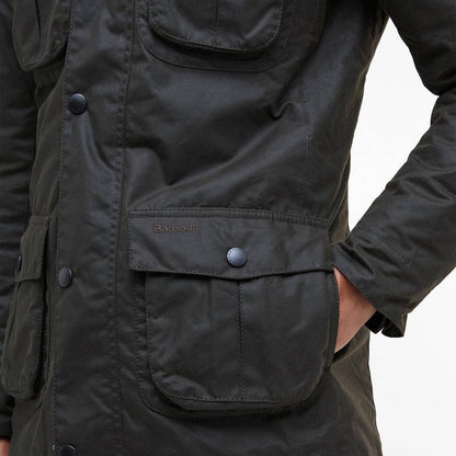 Barbour Corbridge Waxed Jacket Olive - The Sporting Lodge