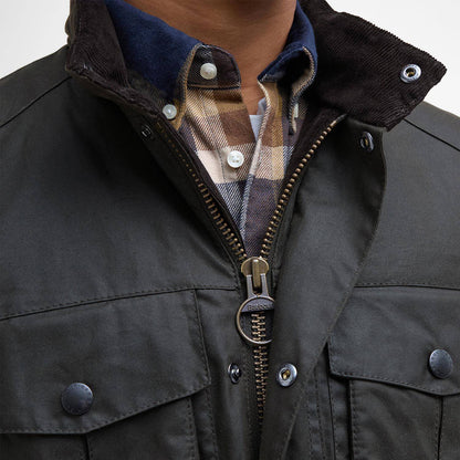 Barbour Corbridge Waxed Jacket Olive - The Sporting Lodge