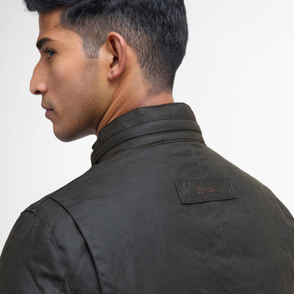 Barbour Corbridge Waxed Jacket Olive - The Sporting Lodge