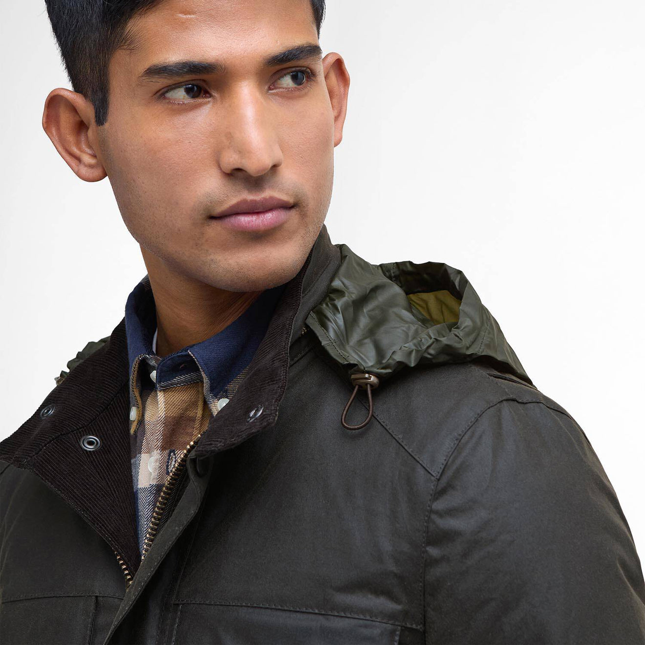 Barbour Corbridge Waxed Jacket Olive - The Sporting Lodge