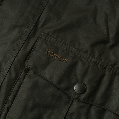 Barbour Corbridge Waxed Jacket Olive - The Sporting Lodge