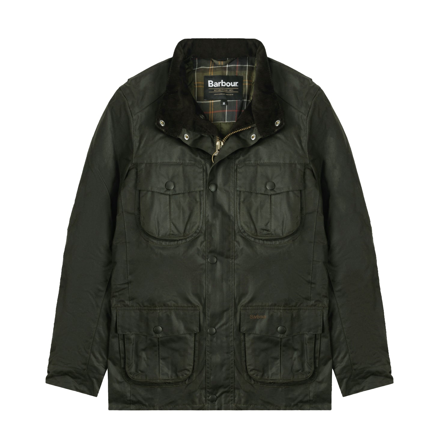 Barbour Corbridge Waxed Jacket Olive - The Sporting Lodge