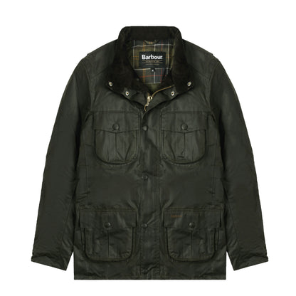 Barbour Corbridge Waxed Jacket Olive - The Sporting Lodge