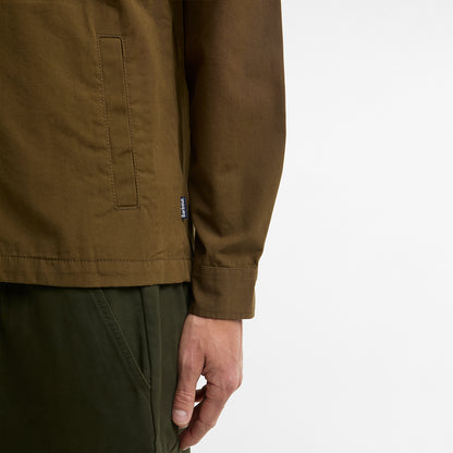 Barbour Cord Collar Twill Overshirt Beech