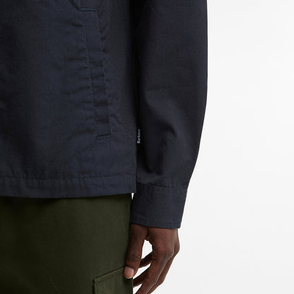 Barbour Cord Collar Twill Overshirt Dark Navy