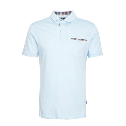 Barbour Corpatch Polo Shirt Sky