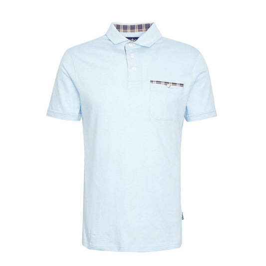 Barbour Corpatch Polo Shirt Sky