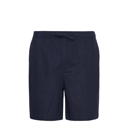 Barbour Cotton Linen Relaxed Short Navy