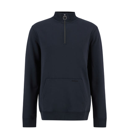 Barbour Cragwell Relaxed Half Zip Sweatshirt Dark Navy