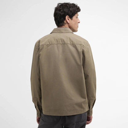 Barbour Crail Wax Ripstop Overshirt Concrete - The Sporting Lodge