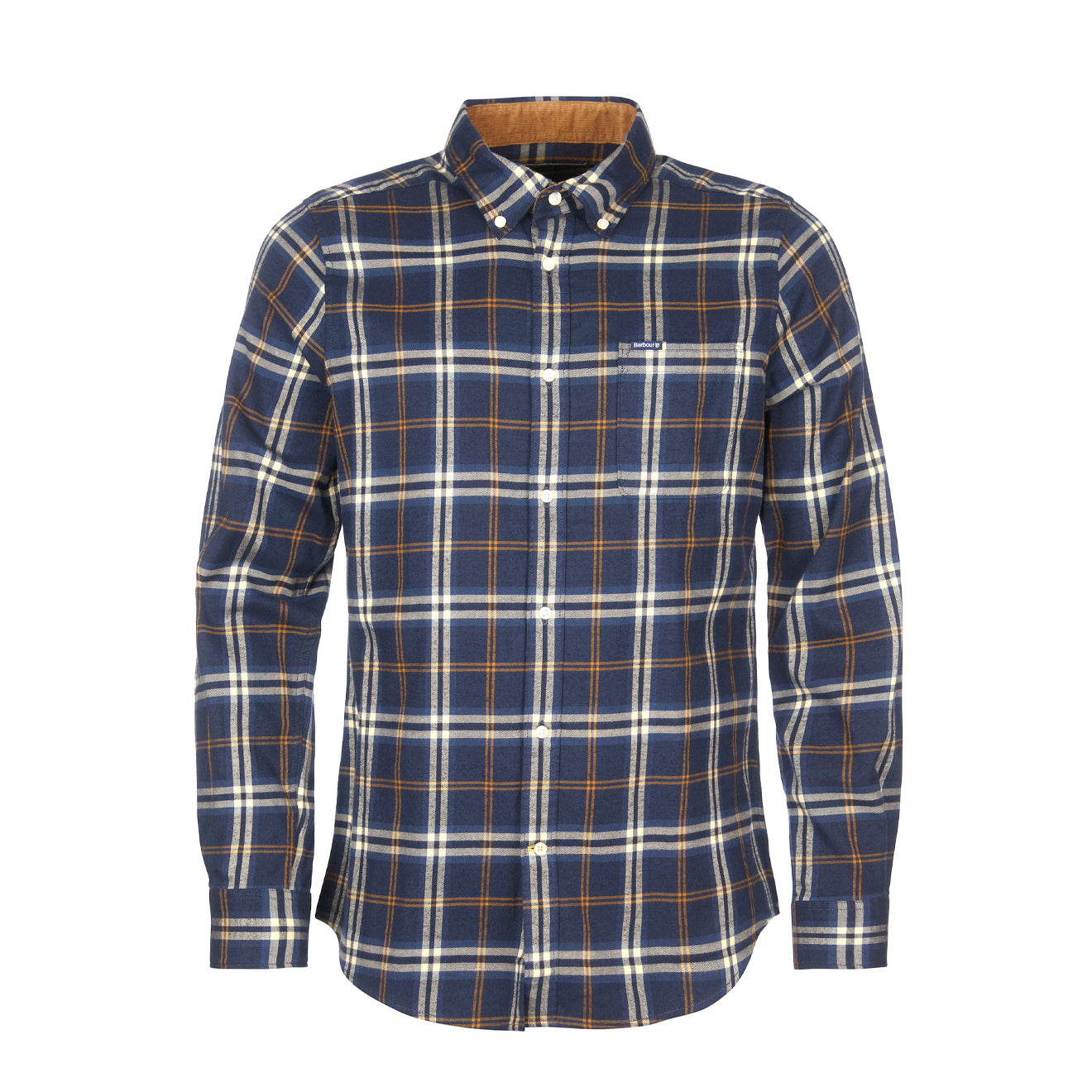 Barbour Crossfell Tailored Checked Shirt Blue