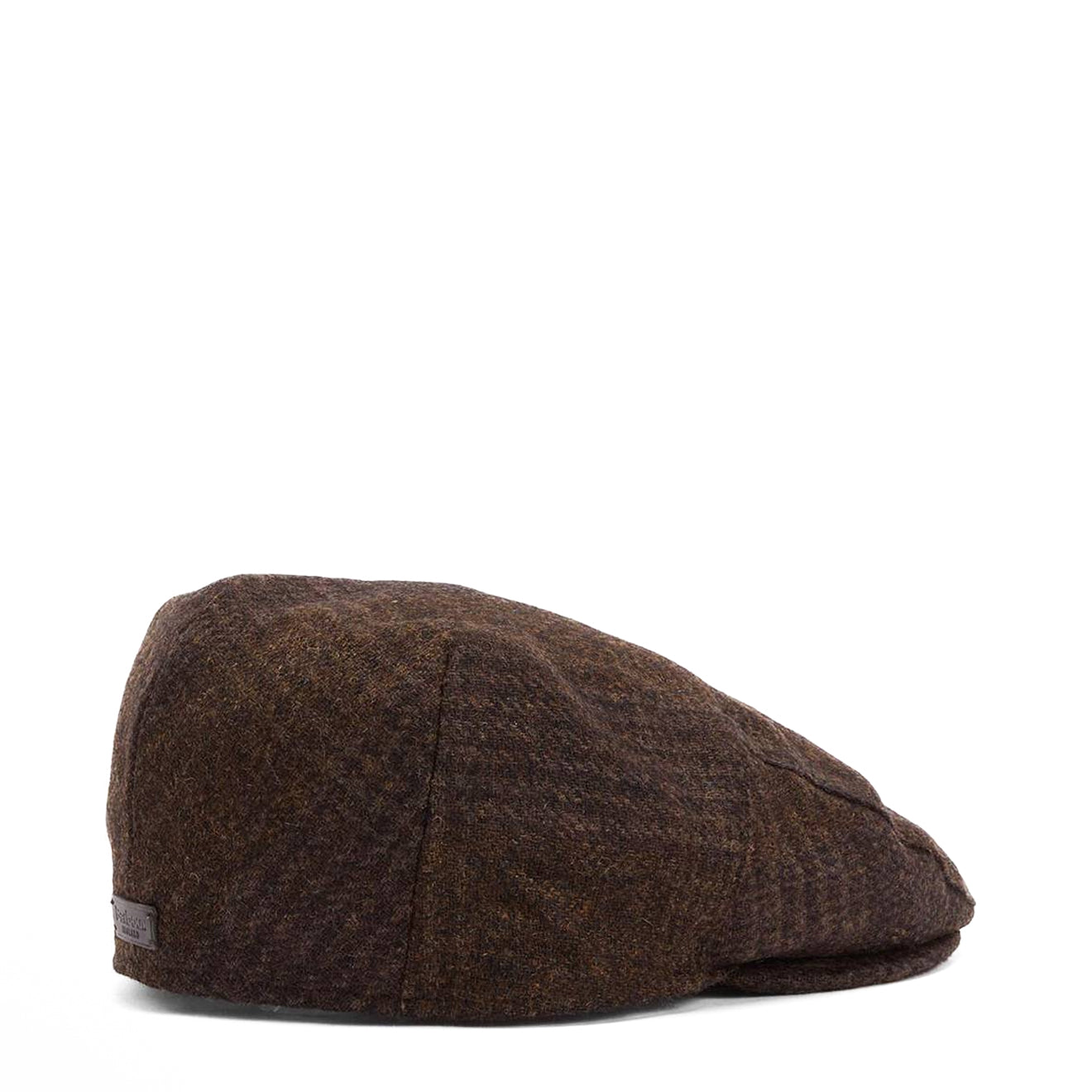 Barbour Deveron Tweed Flat Cap Coffee