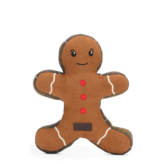 Barbour Dog Christmas Gingerbread Toy Brown