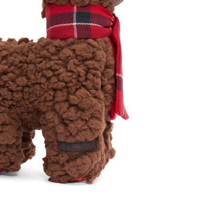 Barbour Dog Llama Toy Brown