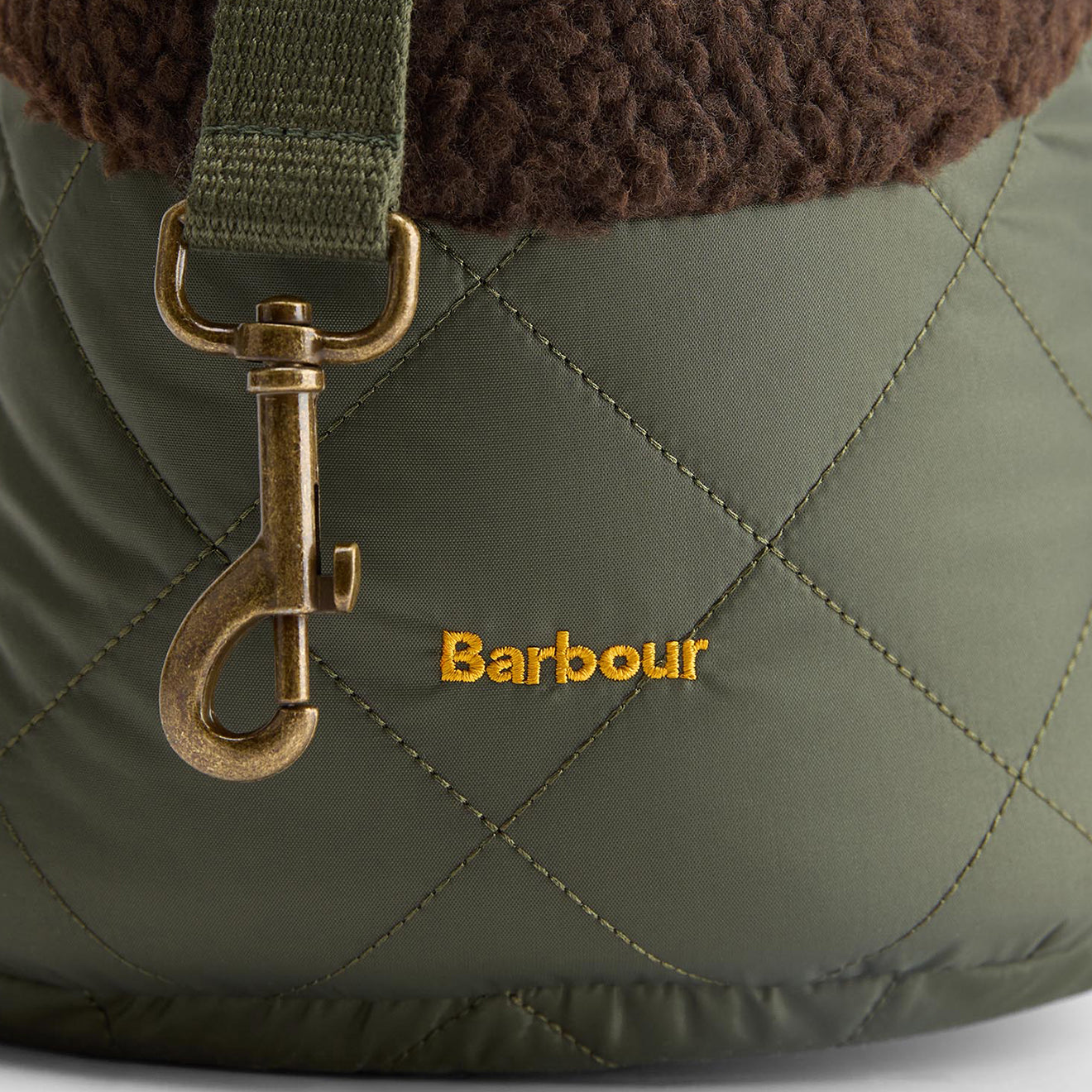 Barbour Dog Medium Quilted Carrier Olive