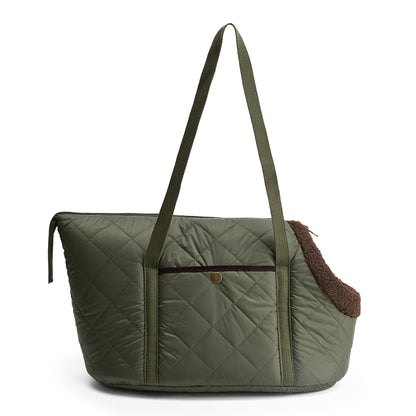Barbour Dog Medium Quilted Carrier Olive