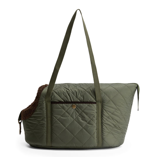 Barbour Dog Medium Quilted Carrier Olive