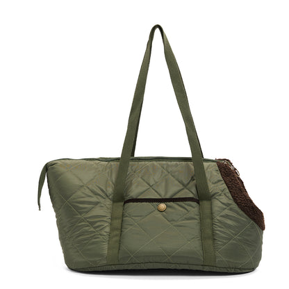 Barbour Dog Small Quilted Carrier Olive