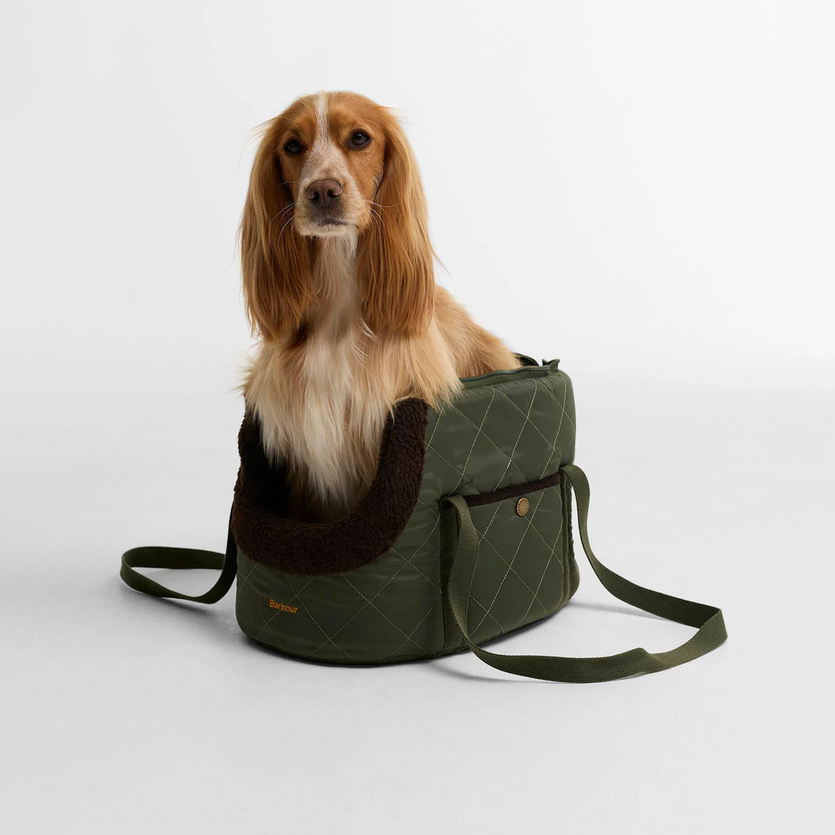 Barbour Dog Small Quilted Carrier Olive