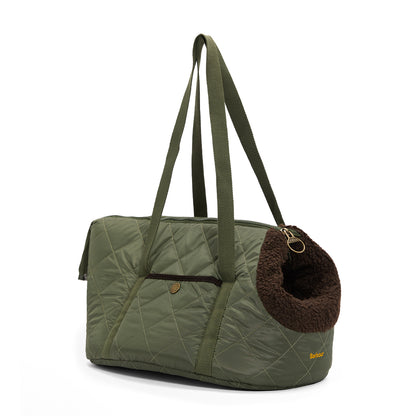Barbour Dog Small Quilted Carrier Olive