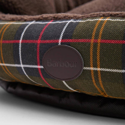 Barbour Dog Snuggle Bed 30" Classic Tartan