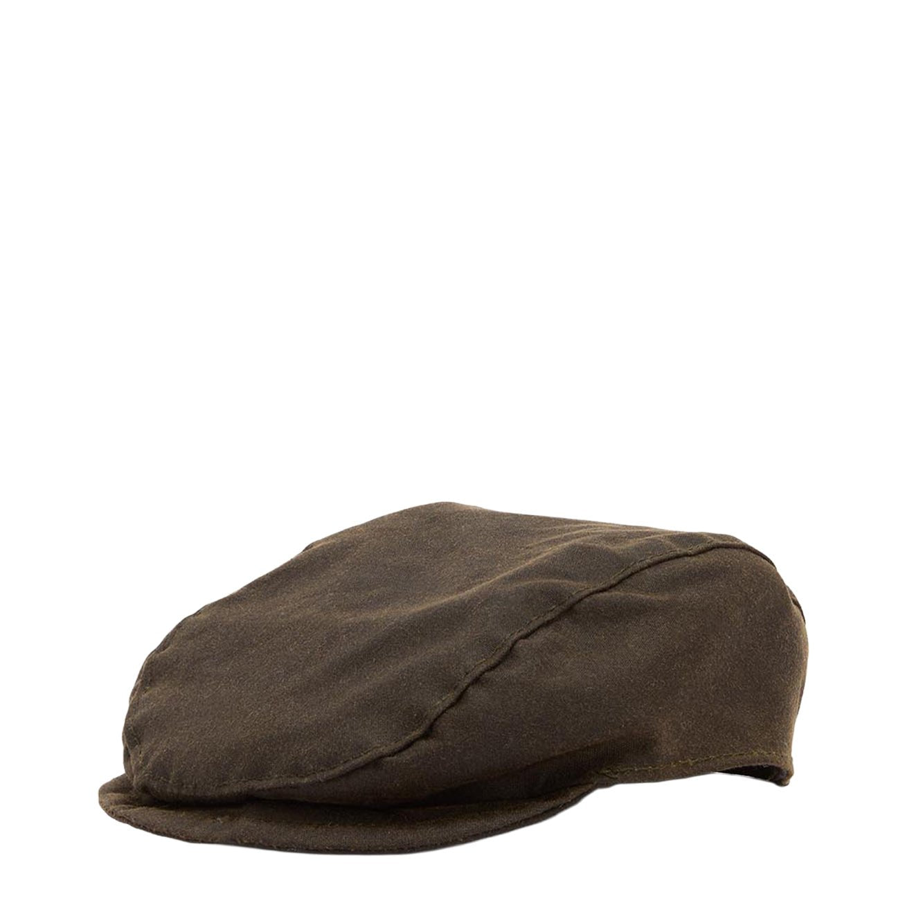 Barbour Dog Wax Flat Cap Olive - The Sporting Lodge