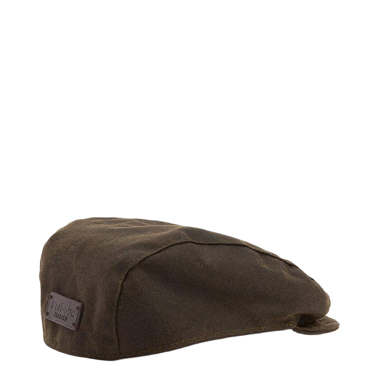 Barbour Dog Wax Flat Cap Olive - The Sporting Lodge