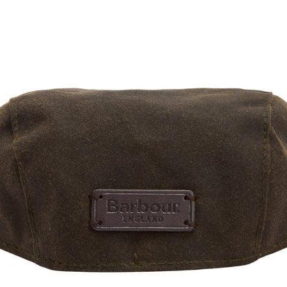 Barbour Dog Wax Flat Cap Olive - The Sporting Lodge
