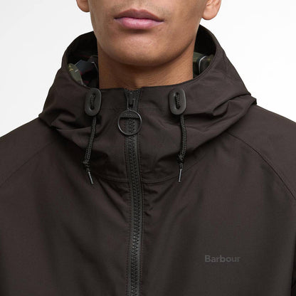 Barbour Domus Waterproof Jacket Black Oak