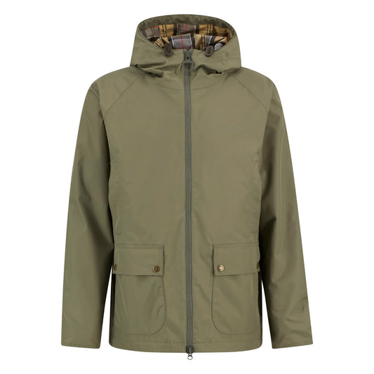 Barbour Domus Waterproof Jacket Dusty Olive - The Sporting Lodge