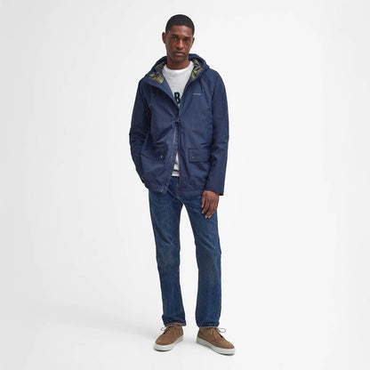 Barbour Domus Waterproof Jacket Navy/Classic - The Sporting Lodge