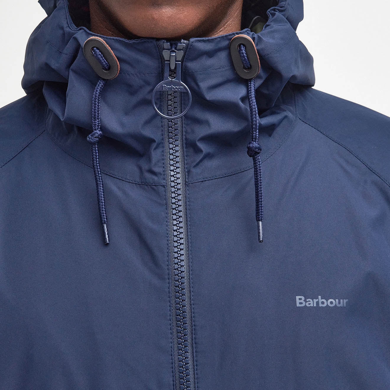 Barbour Domus Waterproof Jacket Navy/Classic - The Sporting Lodge