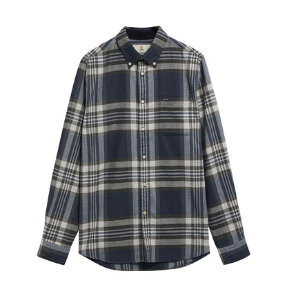 Barbour Dovedale Tailored Checked Shirt Grey Marl