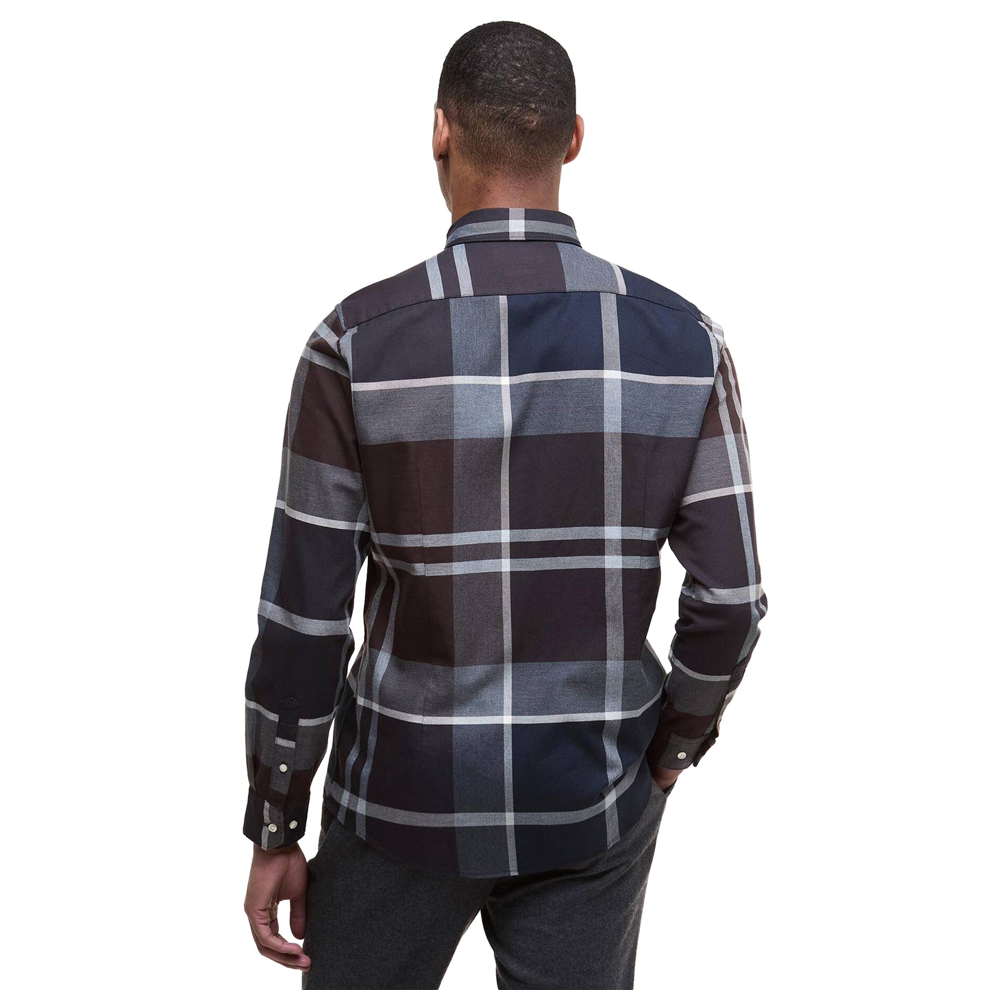 Barbour Dunoon Tailored L/S Shirt Midnight Oak Tartan