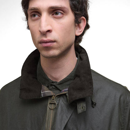 Barbour Editor Waxed Jacket Archive Olive