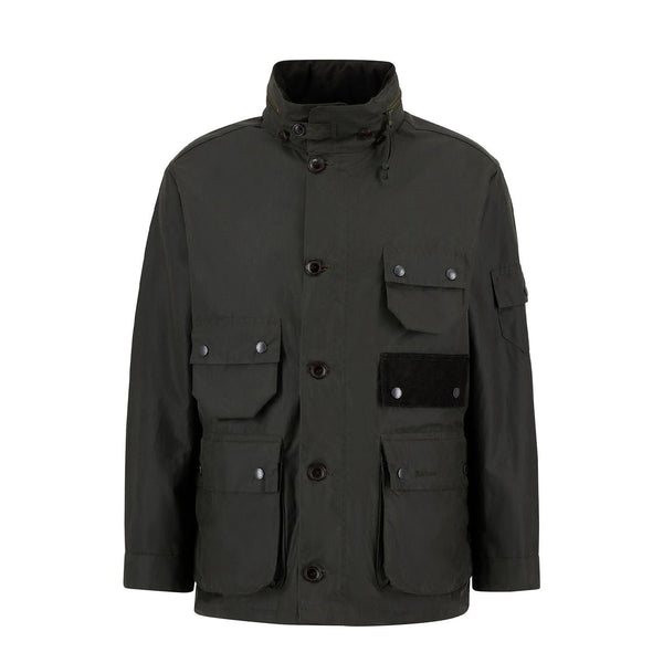Barbour Editor Waxed Jacket Archive Olive – The Sporting Lodge