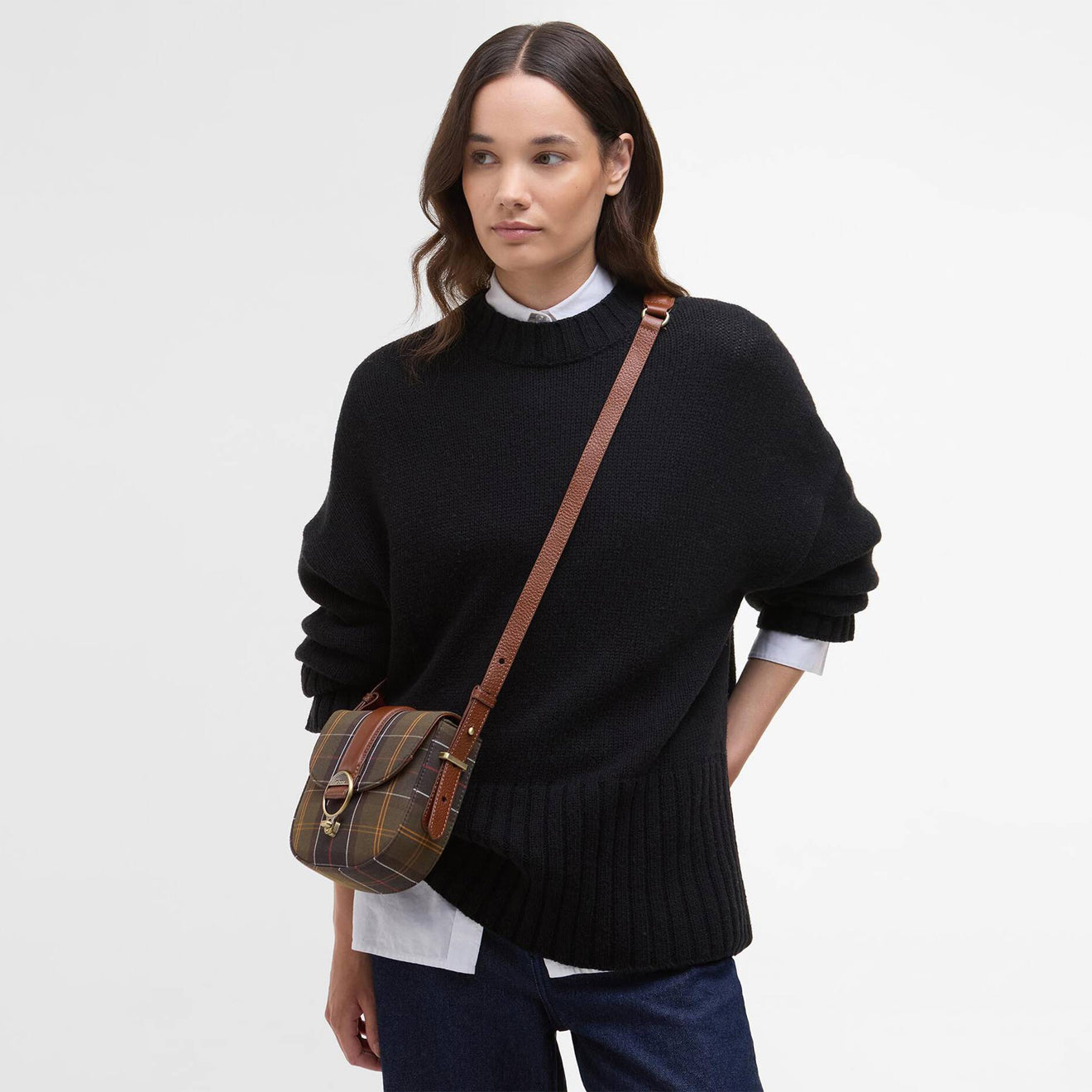 Barbour Elm Tartan Crossbody Bag Classic Tartan