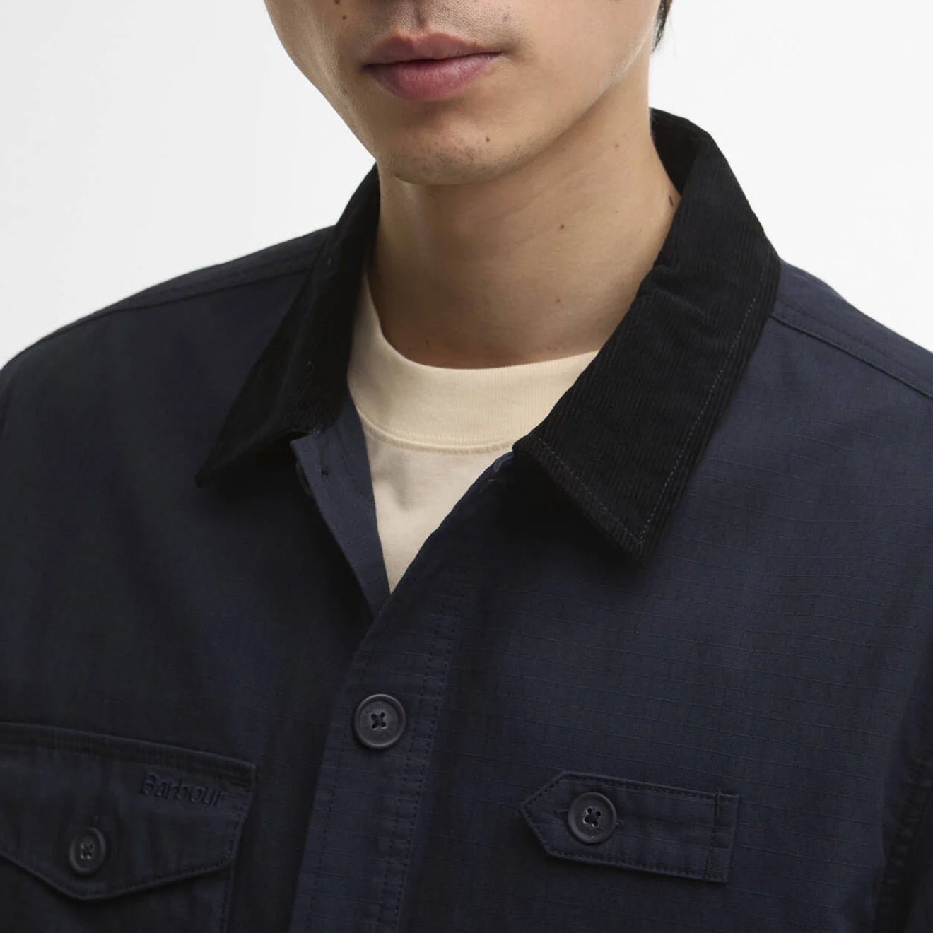Barbour Endurance Ripstop Overshirt Navy - The Sporting Lodge