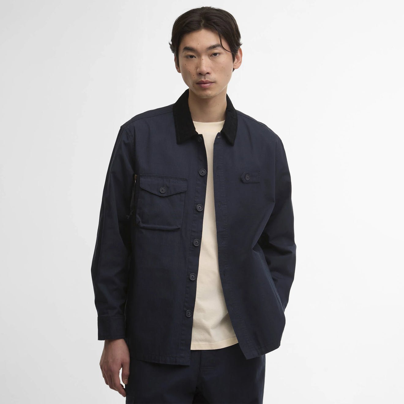 Barbour Endurance Ripstop Overshirt Navy - The Sporting Lodge